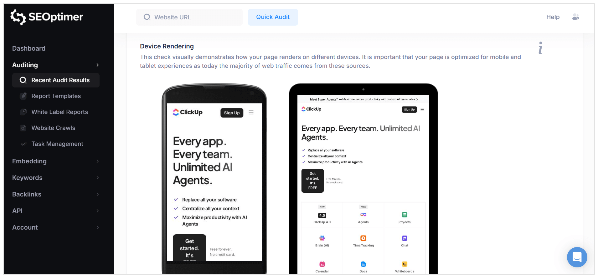 デバイスレンダリング